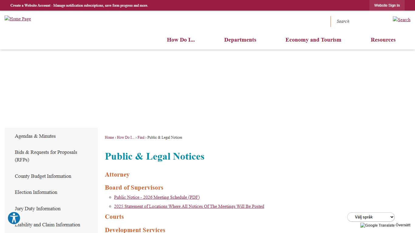 Public & Legal Notices Cochise County, AZ