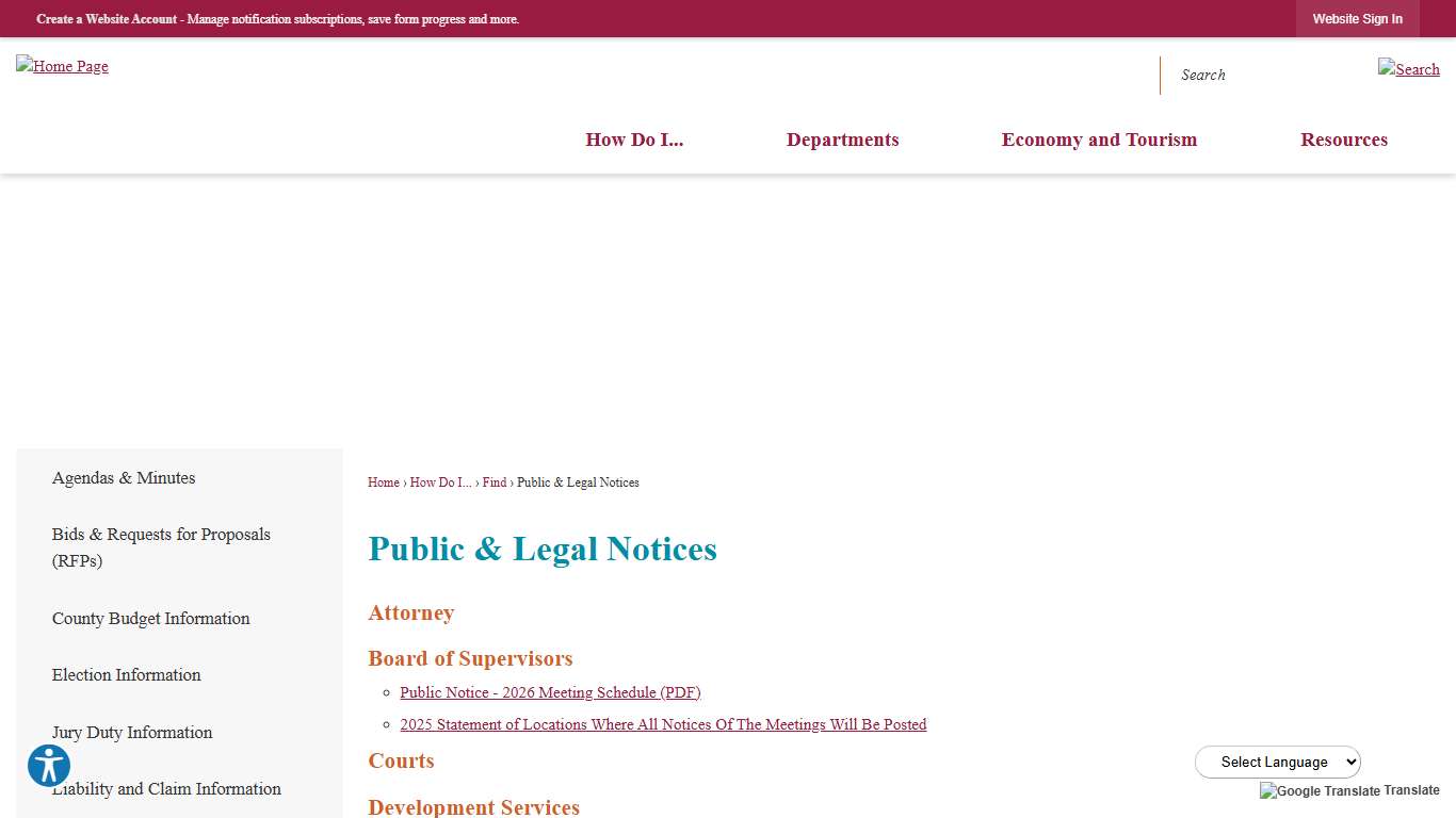 Public & Legal Notices Cochise County, AZ